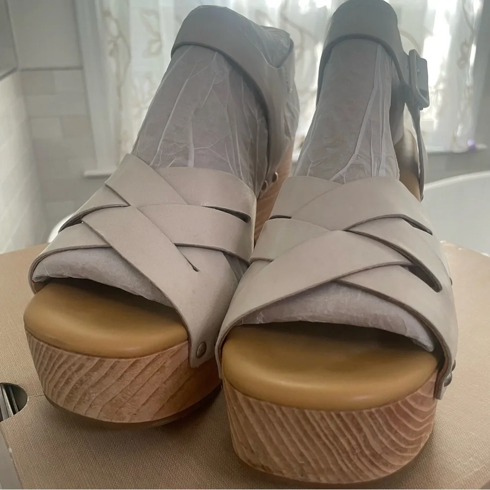Kork-Ease Anthropologie Wausau ~Platform Sandals Anthropologie Size 10